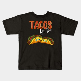 Tacos for two - Tacos For Two Pregnancy Announcement Maternity Kids T-Shirt